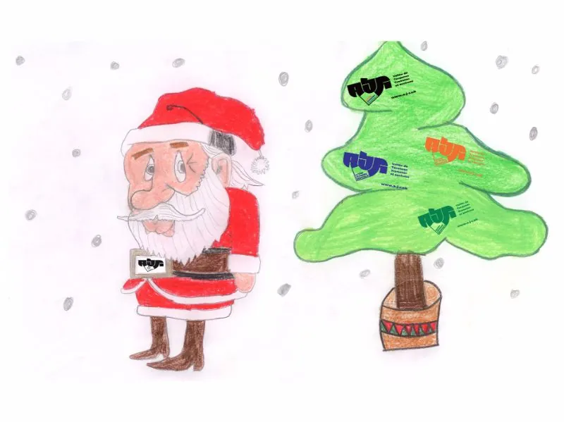 GAGNANT CONCOURS DE DESSIN POUR LA CARTE DE FIN d'annÉE, photo 1