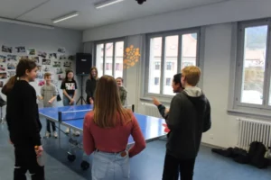 Tournoi de ping pong à Malleray, photo 2