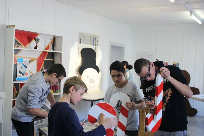 3ème atelier déco de Noël à Tramelan, photo 1