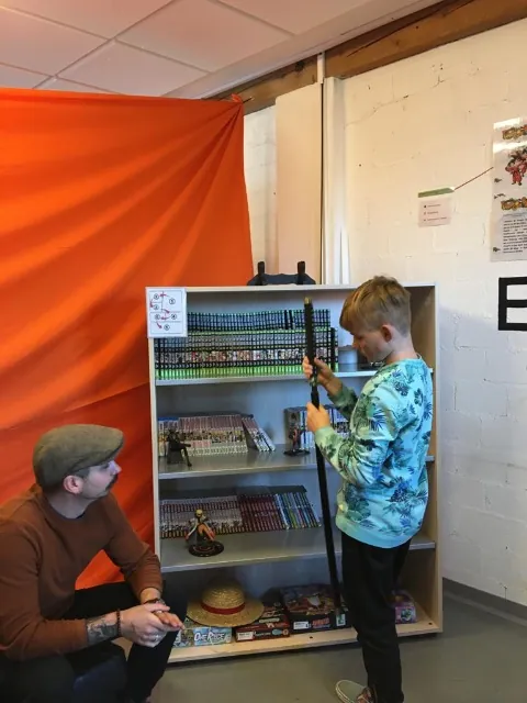 Visite de l'exposition Le Monde des Manges découverte de l'Espace Jeunes à Delémont, photo 1