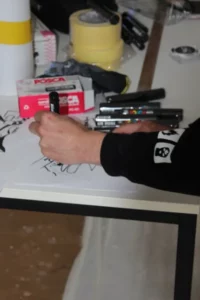 Atelier Graffiti au nouveau local de Tramelan, photo 4
