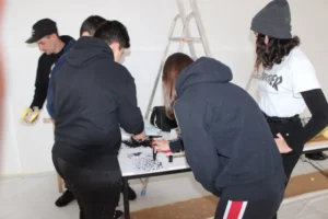 Atelier Graffiti au nouveau local de Tramelan, photo 5