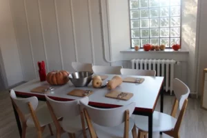Préparation soupe à la courge pour le marché artisanal d'automne à Tramelan, photo 1