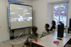 Jeux vidéo sur grand écran à Tramelan, photo 5