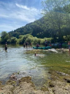 Sortie en canoë et pique nique au bord du Doubs, photo 14