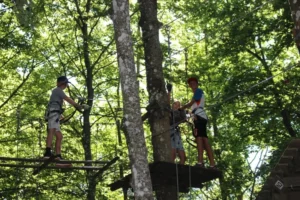Accrobranche à Chaumont pique nique, photo 9