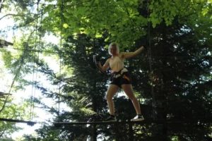 Accrobranche à Chaumont pique nique, photo 18