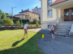 Bataille d'eau à Tramelan, photo 1