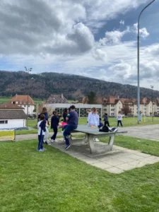 1ère animation mobile de la saison à la place de la patinoire à Tavannes, photo 16