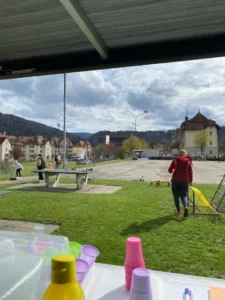 1ère animation mobile de la saison à la place de la patinoire à Tavannes, photo 17