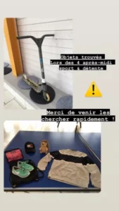Objets trouvés aux 4 après midi sport détente à Tramelan, photo 1