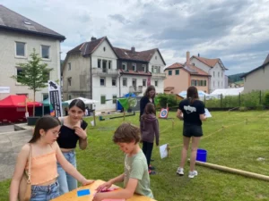 Joutes sportives et stand d'animation et de prévention Tramelan Fête, photo 1