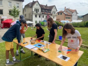 Joutes sportives et stand d'animation et de prévention Tramelan Fête, photo 4