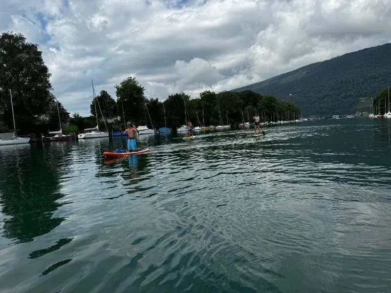 Sortie paddle au lac de Bienne