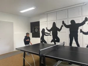 Tournoi de ping pong à Tramelan, photo 1
