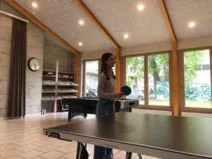 Tournoi de ping-pong au local de Malleray