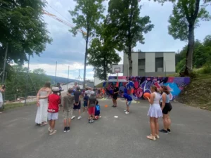Inauguration des buts de la place de la Violette à Tramelan, photo 4