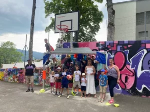Inauguration des buts de la place de la Violette à Tramelan, photo 6